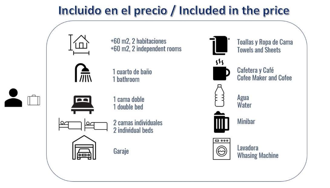 Apartamento Grande, 2 Dormitorios, Garaje Gratis Madrid Eksteriør billede